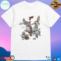 Field Guide To Owls Adult Stone T-shirts