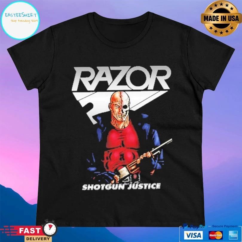 Razor Shotgun Justice 2025 T-shirts