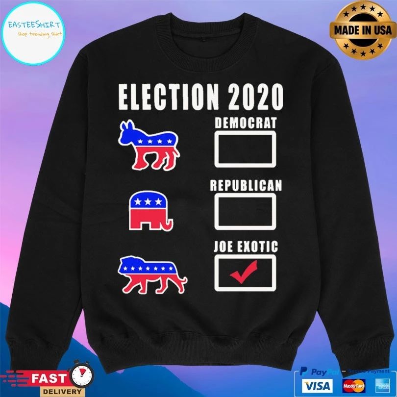 Election 2020 Democrat Republican Joe Exotic T-shirt