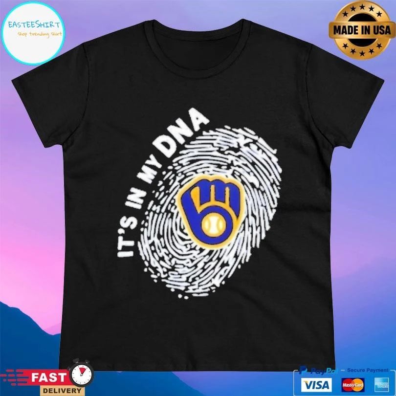 Milwaukee Brewers In My Dna 2025 Mlb T-shirts
