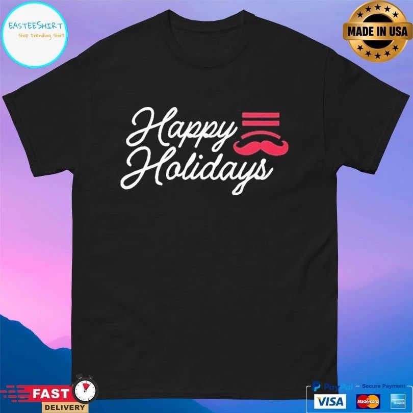 Happy Holidays Cincinnati Baseball T-shirts