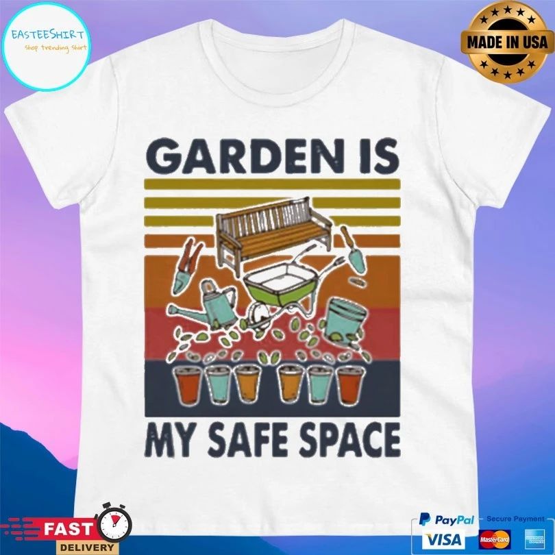 Garden Is My Safe Space Vintage T-shirt