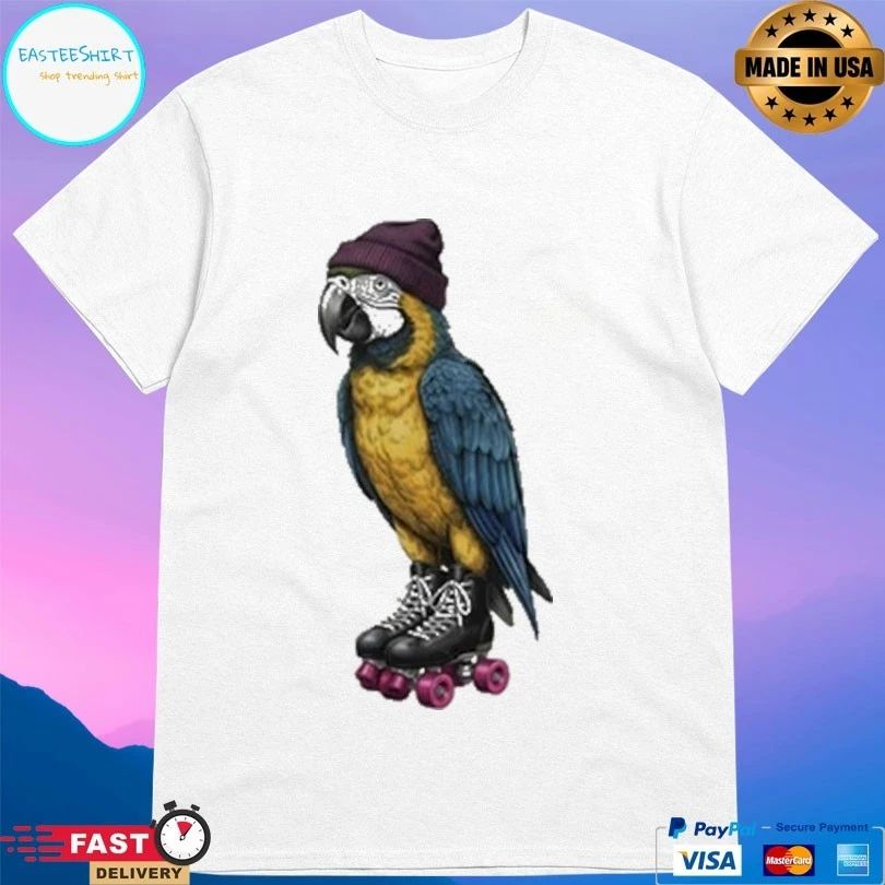 Roller Skating Parrot T-shirts