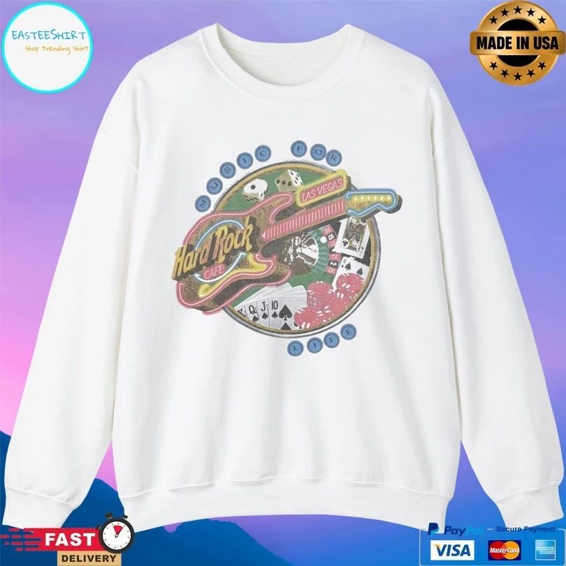 Hard Rock Cafe Las Vegas Music For Life Vintage T-shirt