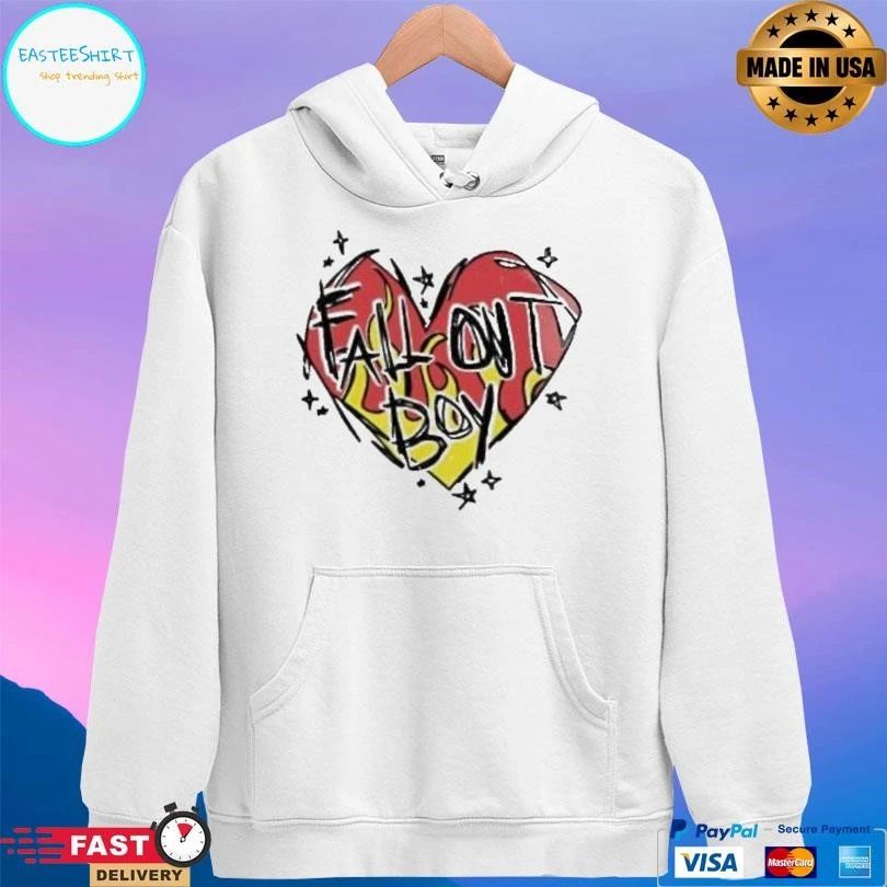 Scratch Heart Logo Fall Out Boy T-shirts