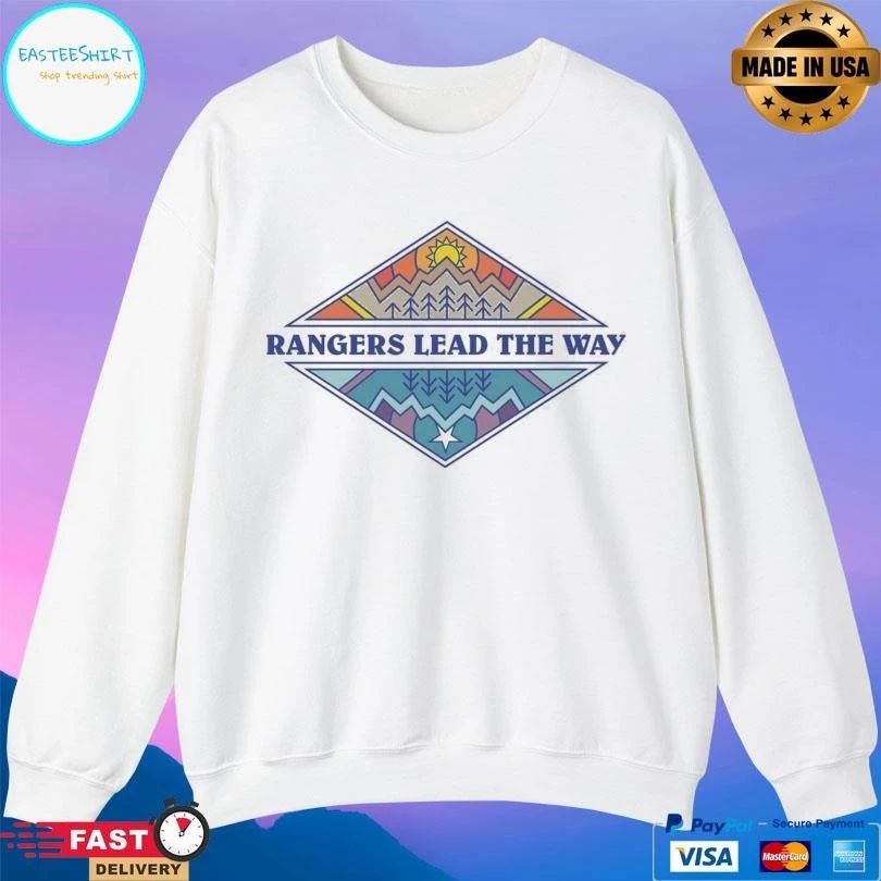 Rangers Lead The Way Day Or Night Diamond T-shirts