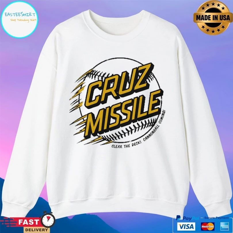 Cruz Missile Clear The Deck Cannonball Coming T-shirt