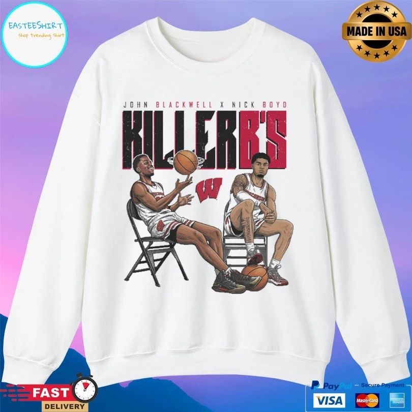 Wisconsin Badgers John Blackwell X Nick Boyd Killer B’s T-shirt