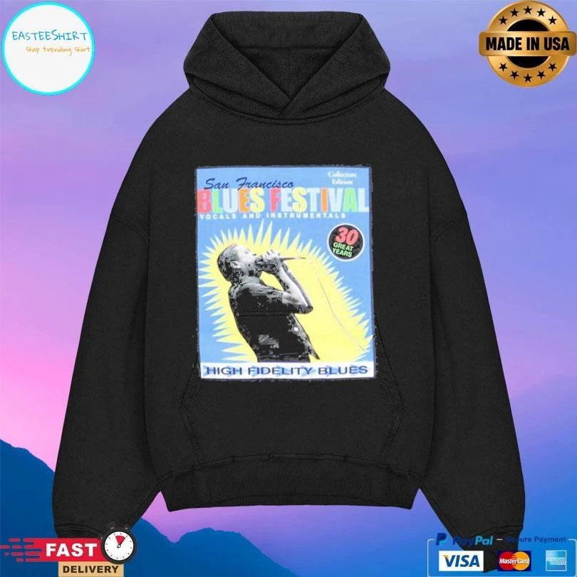 San Francisco Blues Festival Vocals And Instrumentals High Fidelity Blues T-shirts
