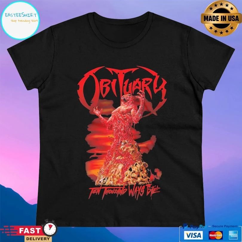 Obituary Ten Thousand Ways To Die T-shirts