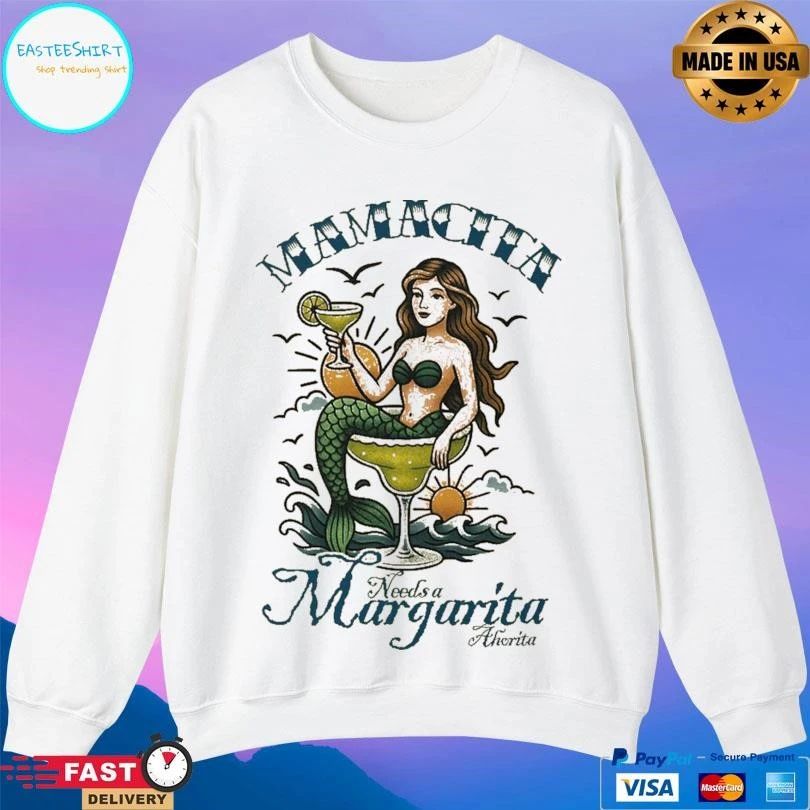 Mamacita Needs A Margarita Ahorita T-shirts