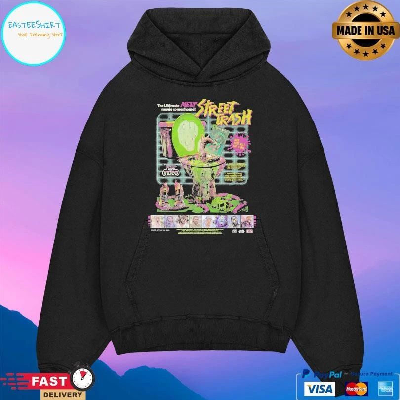 The Ultimate Melt Movie Comes Home Street Trash On Videocassette T-shirts