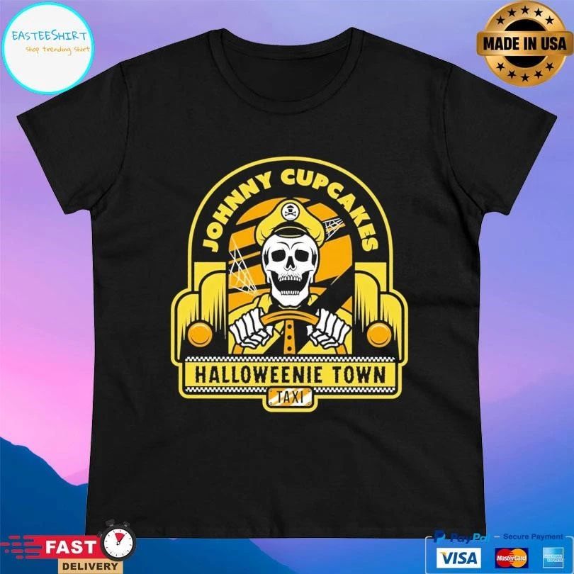 Johnny Cupcakes Halloweenie Town Taxi Halloween 2025 T-shirts