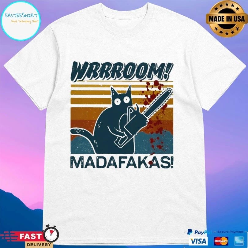 Cat Wrrroom Madafakas Vintage T-shirt