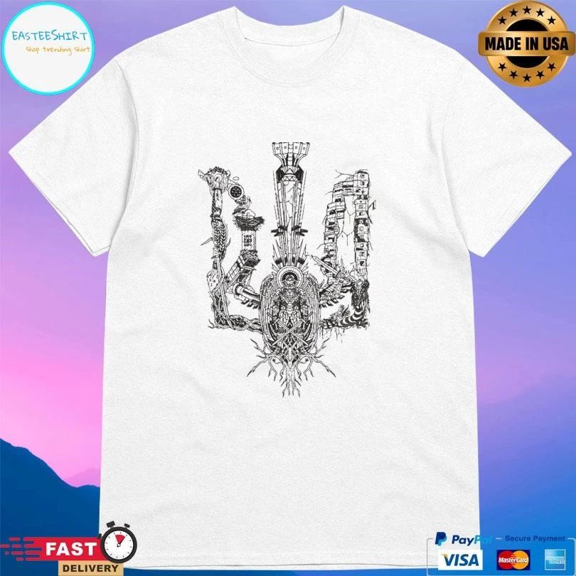 Bamboo Tryzub Of War Standard T-shirts