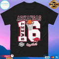 Arkansas Razorbacks 2026 Ncaa March Madness Sweet 16 T-shirt