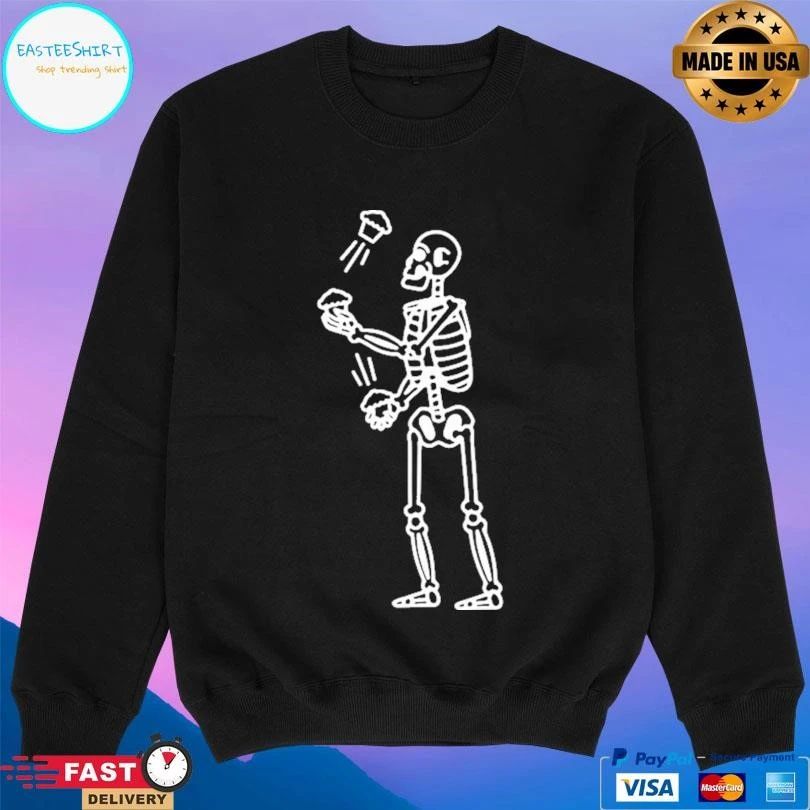 Juggling Skeleton Jonny Cupcakes T-shirts