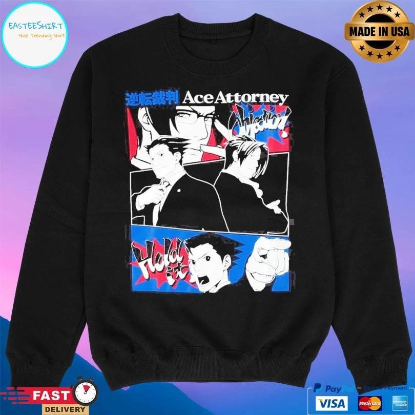Phoenix Wright Ace Attorney Duo Panels T-shirts