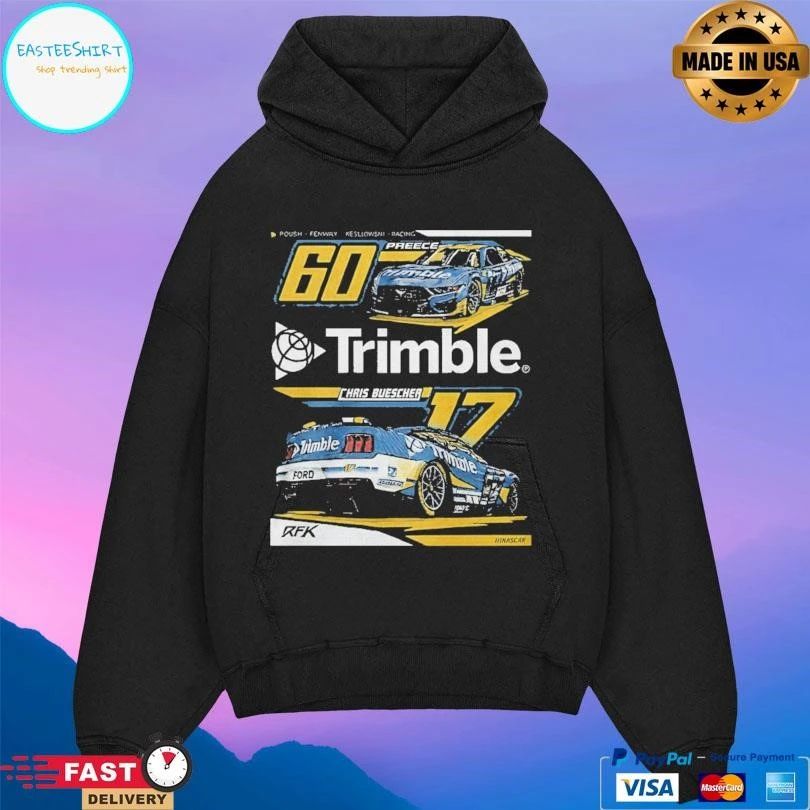 Nascar Rfk Trimble Chais Buescher 60 Preece T-shirts