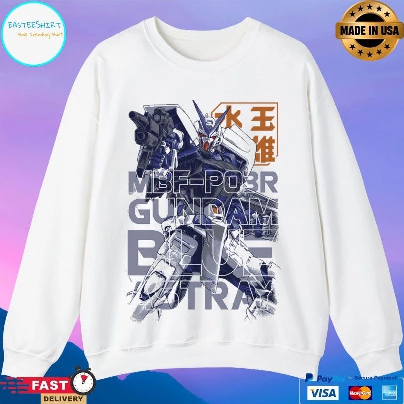MBF-PO3R Gundam Blue Astray T-shirt