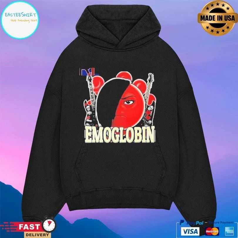 Hemoglobin Emoglobin Red Emoji T-shirts