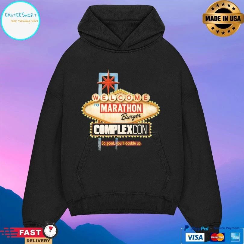 Welcome To Marathon Burger Complexcon So Good You’ll Double Up T-shirts