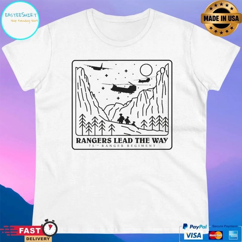 Rangers Lead The Way 75th Ranger Regiment T-shirts