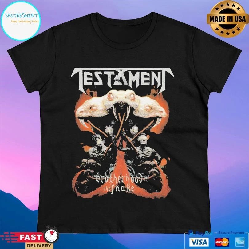 Testament Brotherhood Of The Snake T-shirts