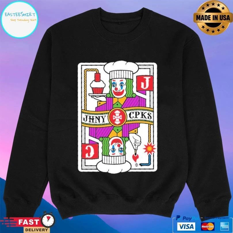 Prankster Playing Johnny Cupcakes Card T-shirts