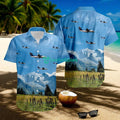 US Airways Express (Piedmont Airlines) De Havilland Canada Tropical Hawaiian Shirt The Best Summer
