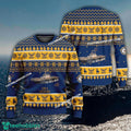 US Navy USS Boxer LHD-4 Ugly Christmas 3D Sweater Gift Veteran