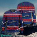 US Navy USS Carl Vinson CVN-70 Ugly Christmas 3D Sweater Gift Veteran