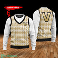 Vanderbilt Commodores Custom Name New Style Sweater Ghile Style 3D Print Christmas Sweater