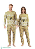 Vegas Golden Knights Christmas Pattern Family Matching Pajamas Sets Best Gift For Christmas