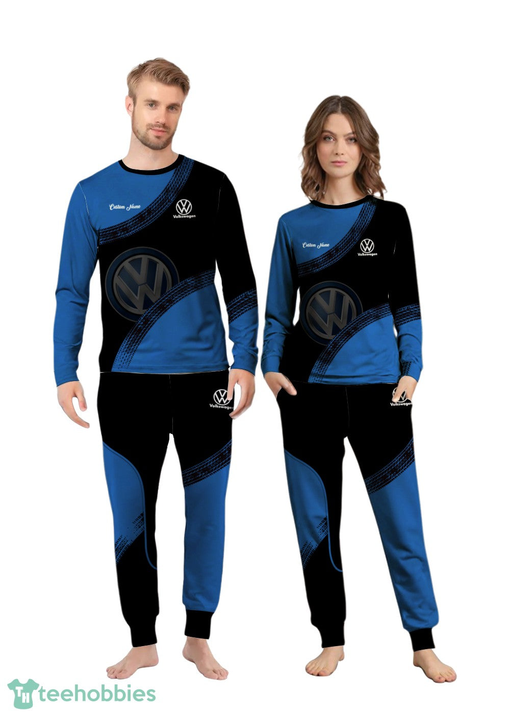 Volkswagen Custom Name Family Matching Pajamas Set