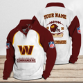 Washington Commanders Custom Stand Collar Sweatshirt