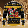 West Virginia Mountaineers Santa Claus Ugly Christmas Sweater All Printed Sweater For Fans Gift Ideas