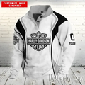 Haarleyy Davidson Stand Collar Sweatshirt