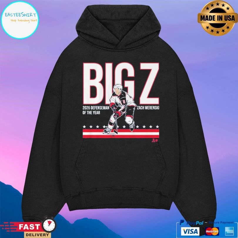Zach Werenski Big Z 2026 Defenseman Of The Year Shirt