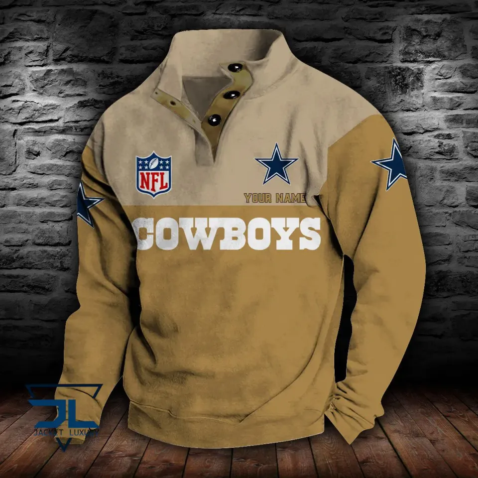 Dallas Cowboys Stand Collar Sweatshirts
